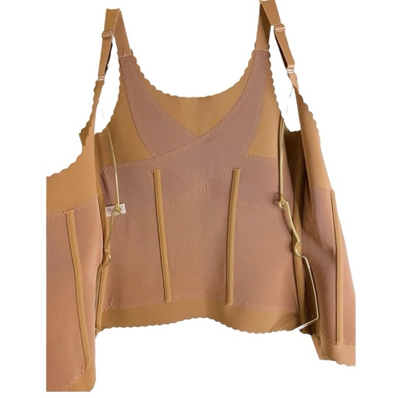 Prima Valentina Ultra Slimming Cami | Shaping Tank Top | Nude Beige 1X - Picture 8 of 9